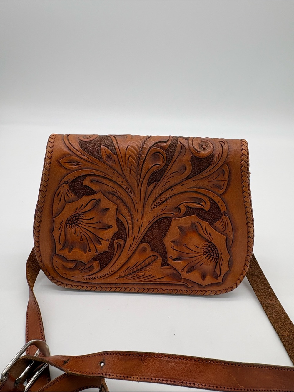 Vintage leather bag - Picture 5 of 10